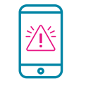 Telefoon met alarm