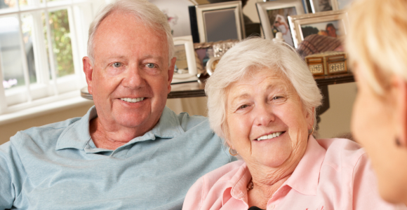 In gesprek met een senioren